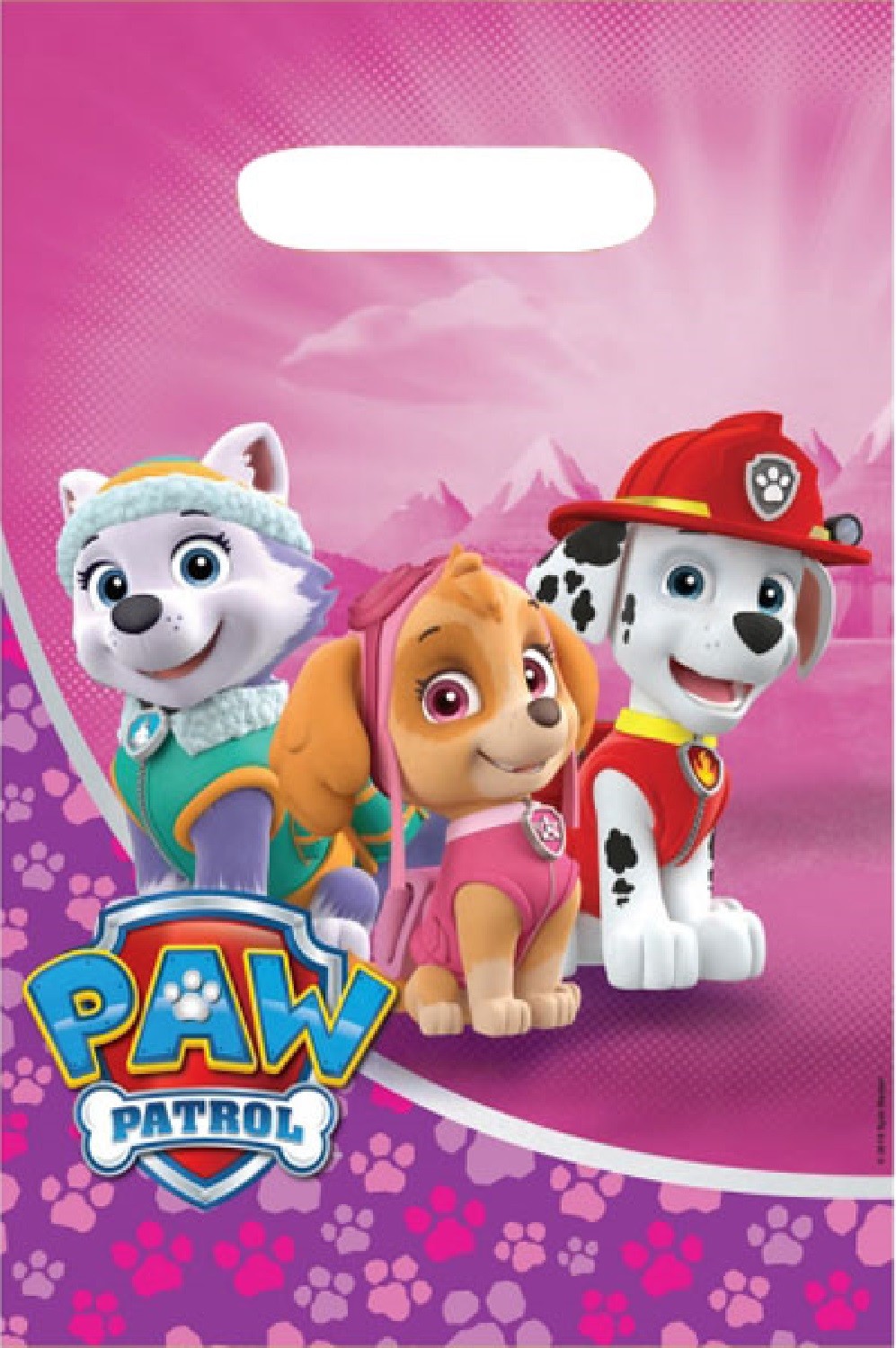 pink paw patrol party bags